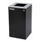 Alpine Industries 87 Gal. 3-Stream Steel Blue Mixed, Green Compost, and Black Commercial Trash Can Station ALP4450-BLK-KIT28 - alternate 5